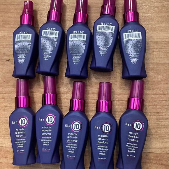 It's a 10 Miracle Leave-In Hair Treatment 2 oz (Lot of 10) Care Bundle Set - Picture 4 of 8